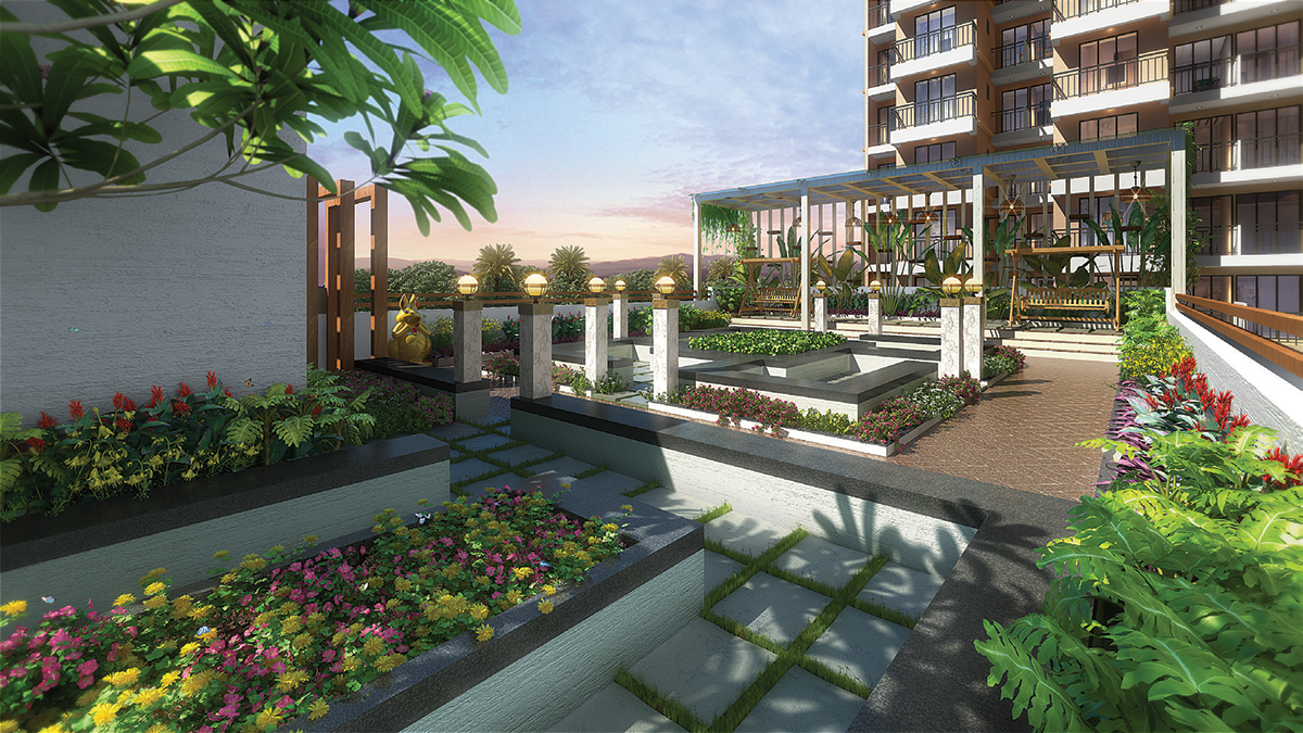 Suraksha Smart City Gallery Image 9 - Balcony View