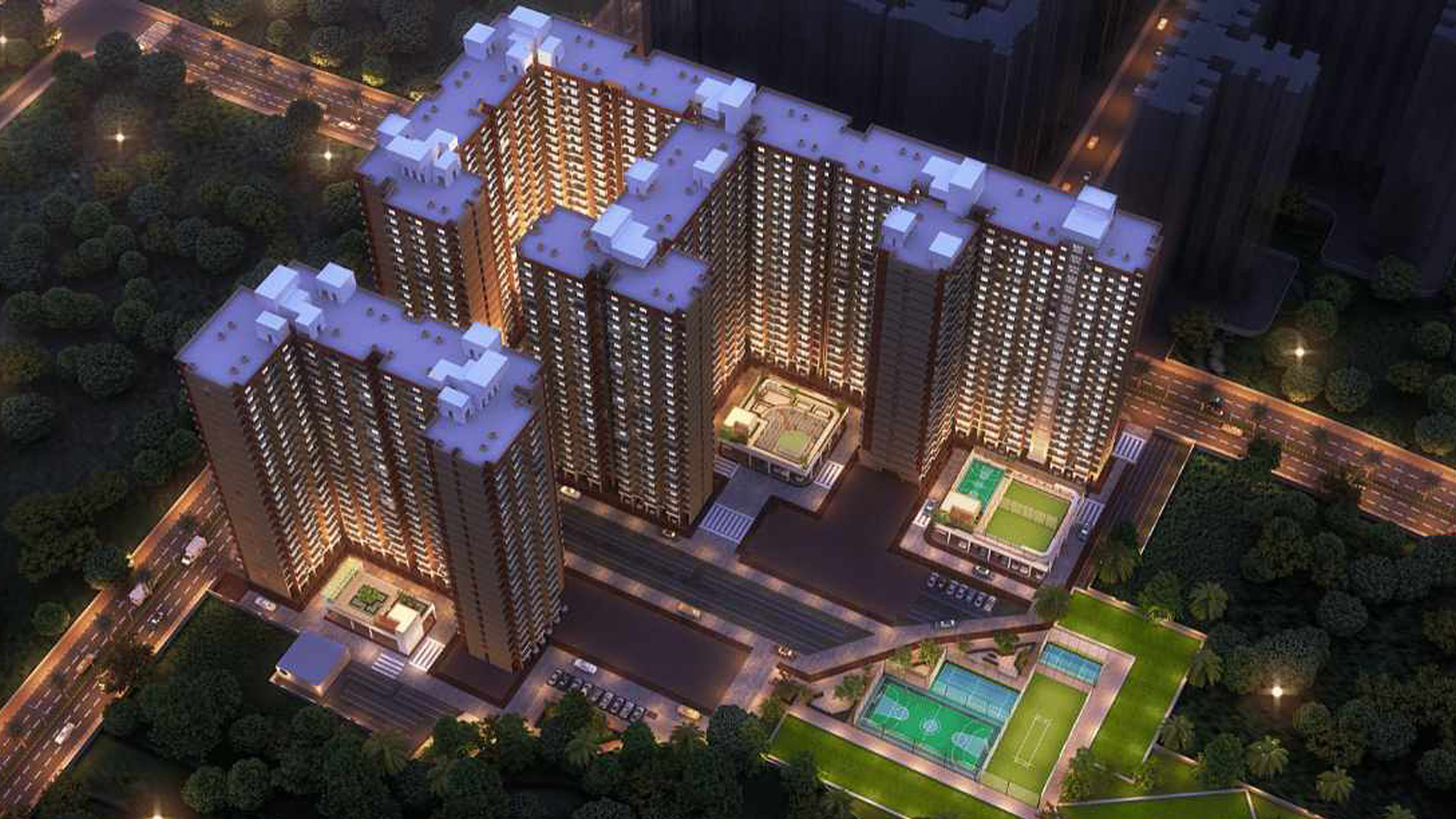 Suraksha Smart City Amenities View