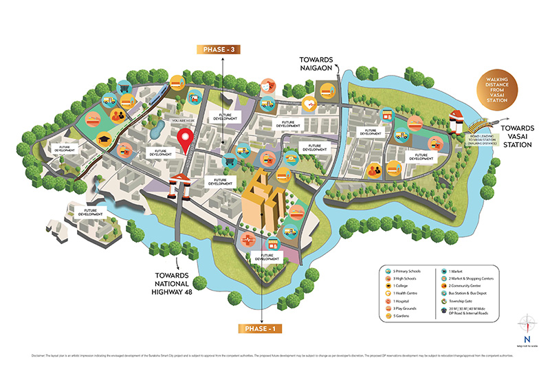 Suraksha Smart City Location Map